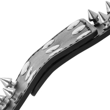 Polsini regolabili in metallo nero per BDSM e giochi avanzati